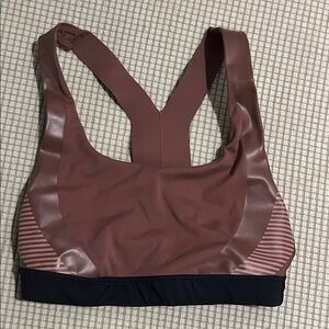 Athleta Brown and Black Sports Bra
